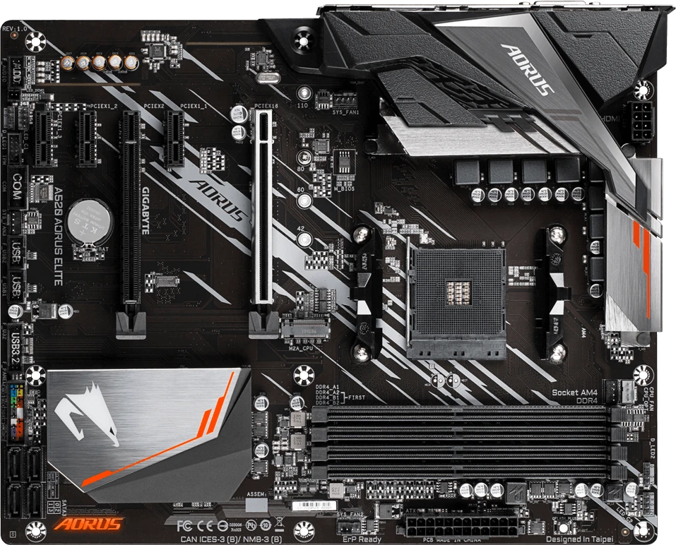 Gigabyte A520 AORUS ELITE (Rev. 1.2)